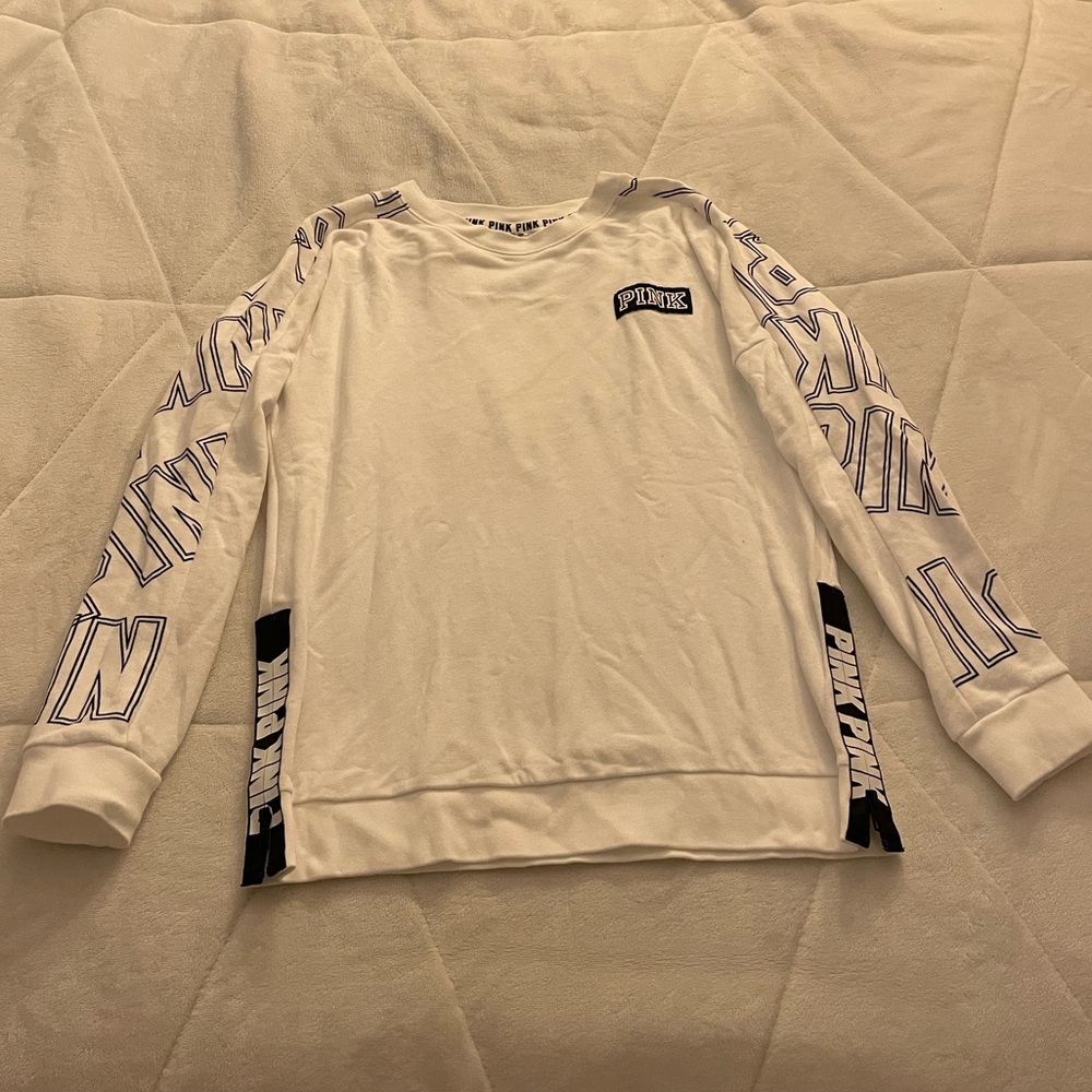 White Pink Sweatshirt